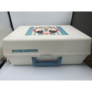 Rare‎ Vintage Walt Disney Production Mickey Mouse Record Player. WORKS. *Read*